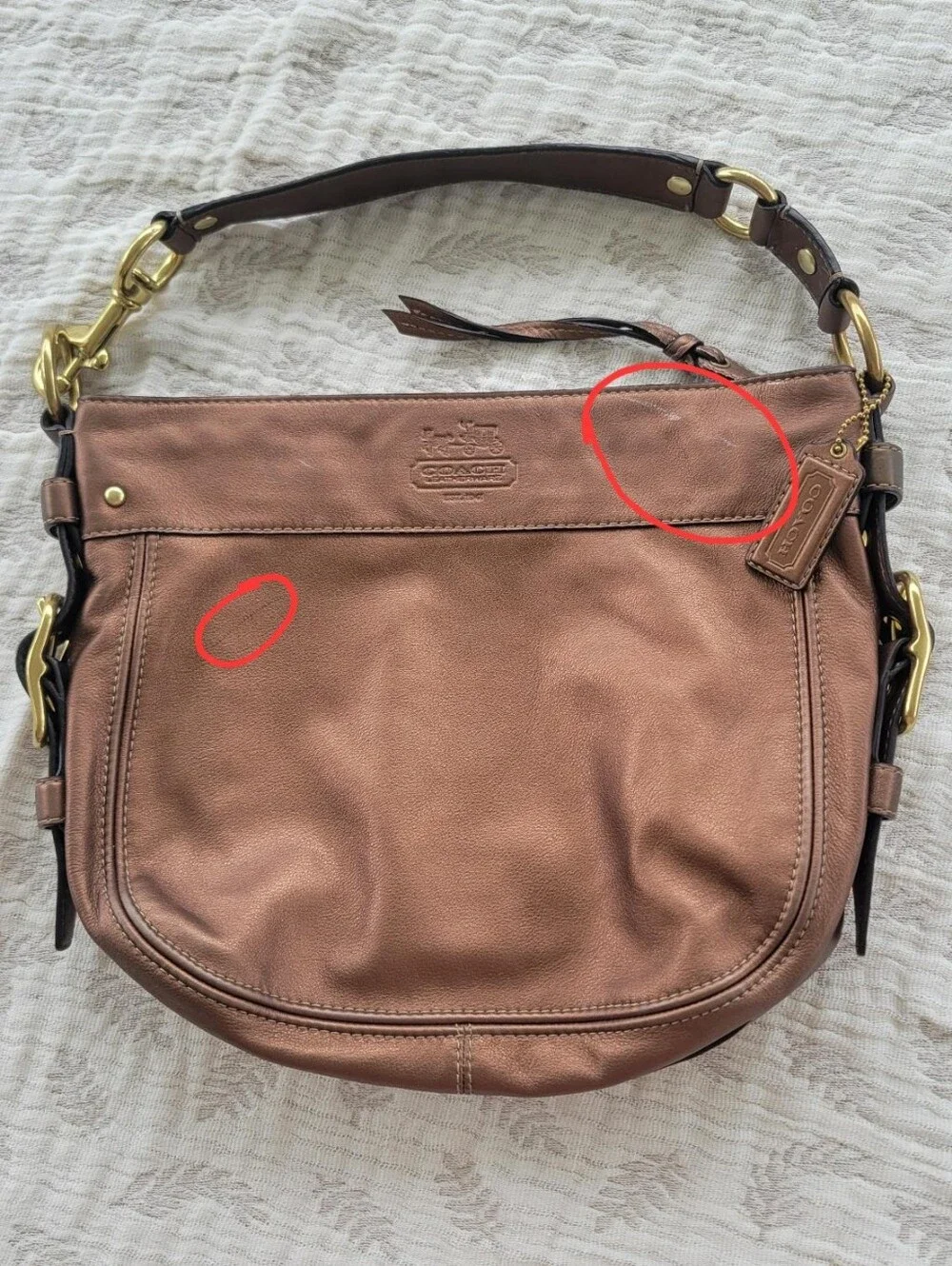 Coach Zoe Hobo Shoulder Bag Purse Style No. J0882-12671